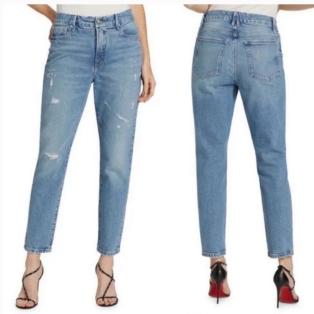 NWT Good American Good Classic Jeans in Indigo046 sz 00
